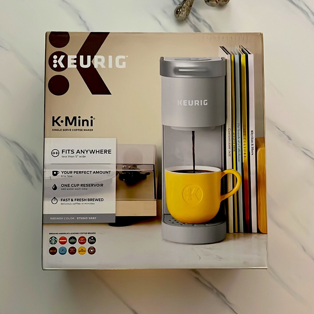 COPY - Keurig K-mini plus single serve coffee maker in Gray
